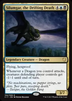 Silumgar, the Drifting Death - Light Play MTG Commander 2017 - Image 1