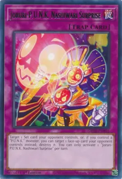 Yugioh! Joruri-P.U.N.K. Nashiwari Surprise - GRCR-EN012 - Rare - 1st Edition Nea - Image 1