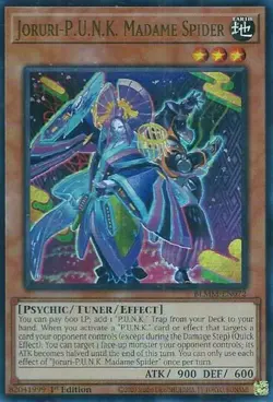 Yugioh! Joruri-P.U.N.K. Madame Spider - BLMM-EN072 - Ultra Rare - 1st Edition Ne - Image 1