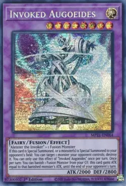 Yugioh! Invoked Augoeides - MP21-EN064 - Prismatic Secret Rare - 1st Edition Nea - Image 1