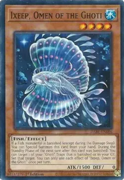 Yugioh! Ixeep, Omen of the Ghoti - DABL-EN086 - Common - 1st Edition Near Mint, - Image 1