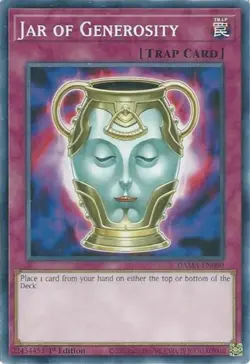 Yugioh! Jar of Generosity - DAMA-EN080 - Common - 1st Edition Near Mint, English - Image 1