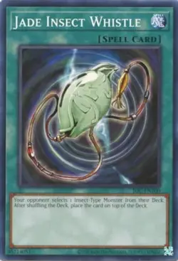 Yugioh! Jade Insect Whistle - IOC-EN100 - Common - Unlimited 25th Anniversary Ed - Image 1
