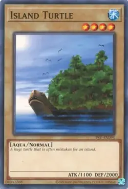 Yugioh! Island Turtle - PSV-EN095 - Common - Unlimited 25th Anniversary Edition - Image 1