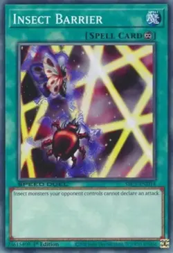Yugioh! Insect Barrier - SBC1-END14 - Common - 1st Edition Near Mint, English - Image 1