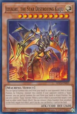 Yugioh! Jizukiru, the Star Destroying Kaiju - SDCS-EN019 - Common - 1st Edition - Image 1