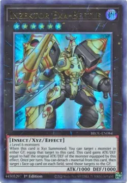Yugioh! Inzektor Exa-Beetle - BROL-EN084 - Ultra Rare - 1st Edition Near Mint, E - Image 1