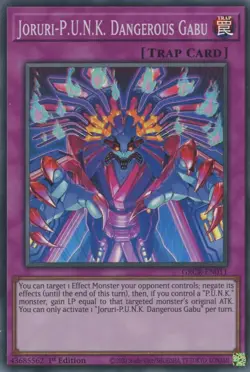 Yugioh! Joruri-P.U.N.K. Dangerous Gabu - GRCR-EN011 - Super Rare - 1st Edition N - Image 1