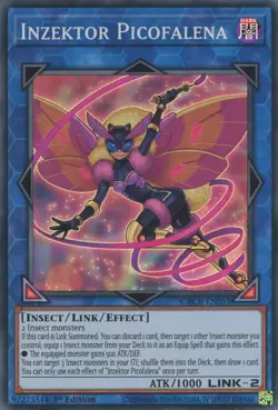 Yugioh! Inzektor Picofalena - GRCR-EN051 - Super Rare - 1st Edition Near Mint, E - Image 1