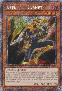 Yugioh! Inzektor Hornet - RA04-EN171 - Platinum Secret Rare - 1st Edition Near M - Image 1