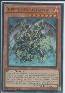 Yugioh! Infernoid Seitsemas - BLTR-EN063 - Ultra Rare - 1st Edition Near Mint, E - Image 1