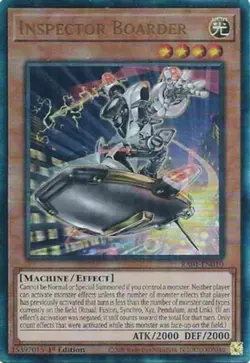Yugioh! Inspector Boarder - RA01-EN010 - Prismatic Ultimate Rare - 1st Edition N - Image 1