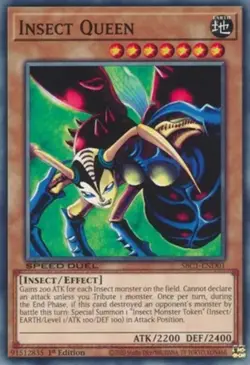 Yugioh! Insect Queen - SBC1-END01 - Common - 1st Edition Near Mint, English - Image 1