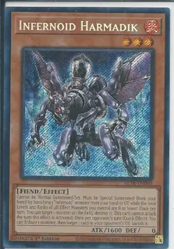 Yugioh! Infernoid Harmadik - BLTR-EN060 - Secret Rare - 1st Edition Near Mint, E - Image 1