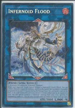 Yugioh! Infernoid Flood - BLTR-EN014 - Secret Rare - 1st Edition Near Mint, Engl - Image 1