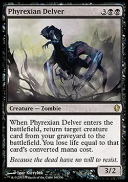 Phyrexian Delver - Light Play MTG Commander 2013 Edition - Image 1