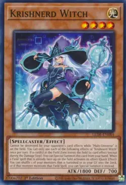 Yugioh! Krishnerd Witch - LEDE-EN084 - Common - 1st Edition Near Mint, English - Image 1