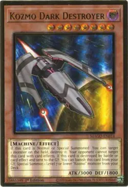 Yugioh! Kozmo Dark Destroyer - MAGO-EN014 - Premium Gold Rare - 1st Edition Near - Image 1