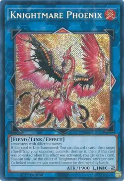 Yugioh! Knightmare Phoenix - RA03-EN042 - Secret Rare - 1st Edition Near Mint, E - Image 1