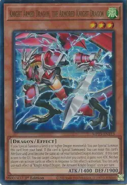 Yugioh! Knight Armed Dragon, the Armored Knight Dragon - MP25-EN213 - Ultra Rare - Image 1