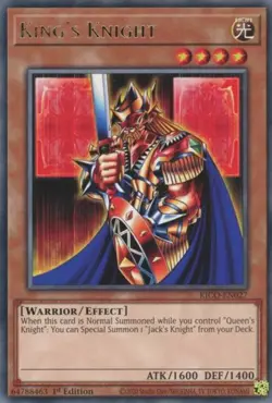 Yugioh! King's Knight - KICO-EN027 - Rare - 1st Edition Near Mint, English - Image 1