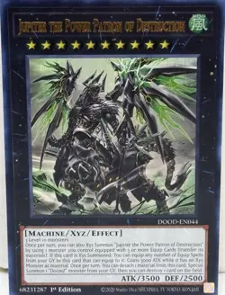 Yugioh! Jupiter the Power Patron of Destruction - DOOD-EN044 - Ultra Rare - 1st - Image 1