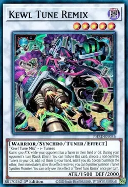 Yugioh! Kewl Tune Remix - PHRE-EN036 - Super Rare - 1st Edition Near Mint, Engli - Image 1