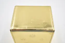 MTG Magic the Gathering Ultra Pro commander deck box gold leatherette flip box - Image 5