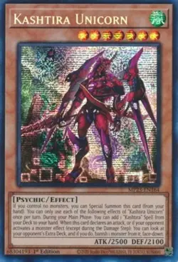 Yugioh! Kashtira Unicorn - MP23-EN164 - Prismatic Secret Rare - 1st Edition Near - Image 1