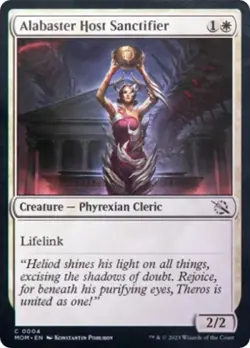 Alabaster Host Sanctifier -Foil Near Mint MTG March of the Machine - Image 1
