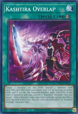 Yugioh! Kashtira Overlap - MP24-EN323 - Common - 1st Edition Near Mint, English - Image 1