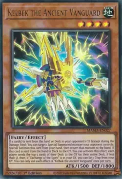 Yugioh! Kelbek the Ancient Vanguard - MAMA-EN027 - Ultra Rare - 1st Edition Near - Image 1