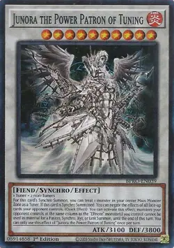 Yugioh! Junora the Power Patron of Tuning - BPRO-EN039 - Super Rare - 1st Editio - Image 1