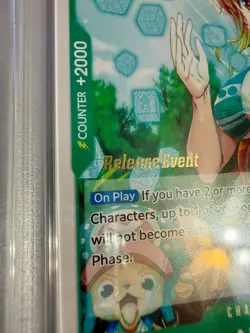 2025 One Piece Release Event Nami OP10-033 PSA 10 POP 8 - Image 2