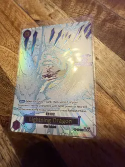 One Piece | Lightning Dragon | OP15-077 | Alt Art Event (R) | NM - Image 2
