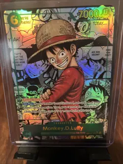 Monkey.D.Luffy (118) (Super Alternate Art) OP13-118 Carrying On His Will Manga - Image 1