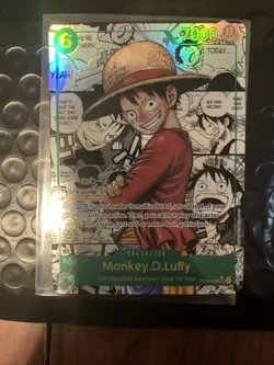 Monkey.D.Luffy (118) (Super Alternate Art) OP13-118 Carrying On His Will Manga - Image 3