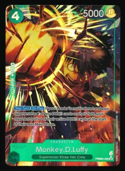 MONKEY D LUFFY PRB02-005 SP ALTERNATE ART - ONE PIECE THE BEST VOL. 2 EN - Image 1