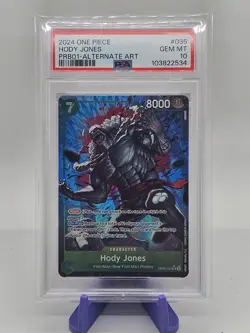 PSA 10 - HODY JONES ALT ART – PRB01 • OP06-035 – ONE PIECE - Image 1