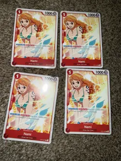 One Piece TCG Nami ST01-007 x4 - Image 1