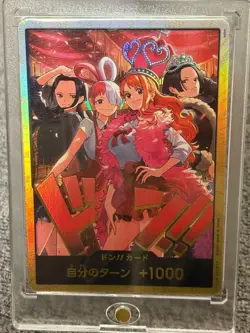 ONE PIECE Card Game Heroines Collection Gold DON!! Card +1000 Japanese Ver NEW - Image 1