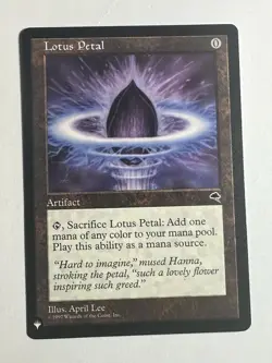 MTG - Tempest - Lotus Petal - 294 - LP - Image 1