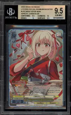 Weiss Schwarz Son Appetit Chisato LRC/WE47-E01SP SP BGS 9.5 - Image 1