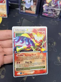 Pokemon TCG Infernape LV.X DP10 Black Star Promo Holo Rare Card PL - Image 3