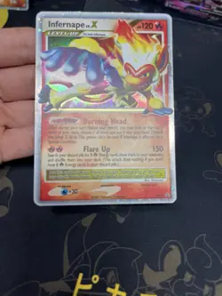 Pokemon TCG Infernape LV.X DP10 Black Star Promo Holo Rare Card PL - Image 4