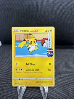 Pikachu on the Ball 001/005 - Futsal Promo - Pokemon Card - Image 1