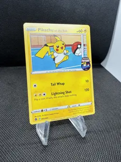 Pikachu on the Ball 001/005 - Futsal Promo - Pokemon Card - Image 2