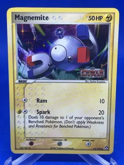 Pokemon Card - Magnemite Power Keepers 54/108 Common Reverse Holo Stamped LP TCG - Image 1