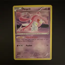 Pokemon Mesprit Plasma Blast Holo Rare Card 37/101 2013 English - Image 1