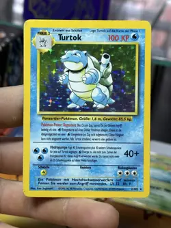 GERMAN Blastoise 2/102 Base Set 1999 Holo Rare WOTC Pokemon Card TCG Turtok - Image 3